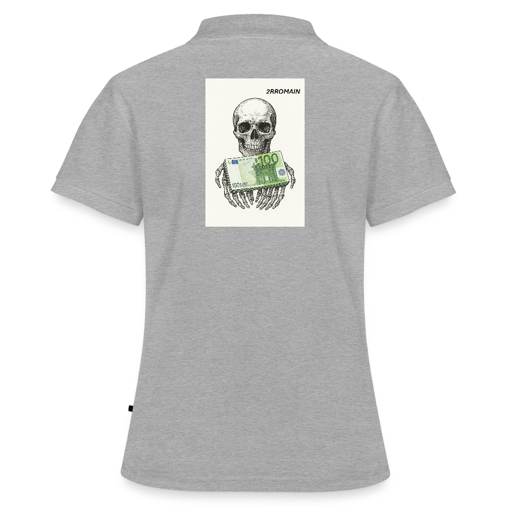 Women’s Premium Organic Polo Shirt - heather grey