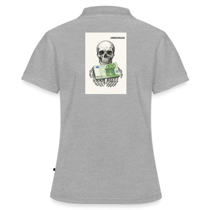 Women’s Premium Organic Polo Shirt - heather grey