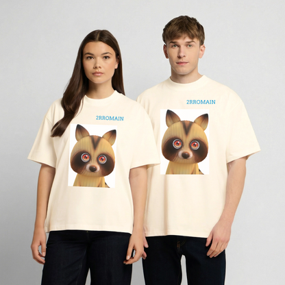 Unisex Oversized Heavyweight T-shirt - creme