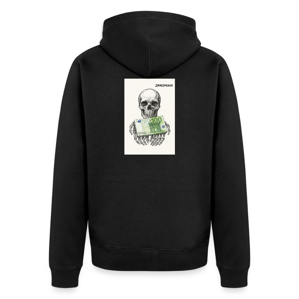 Veste à capuche premium pour homme - black