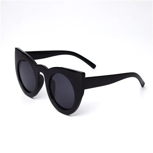 Psacss Vintage Cat Eye Sunglasses Women Gradient Lens Cute Large frame Sun Glasses Luxury Brand Designer oculos de sol feminino