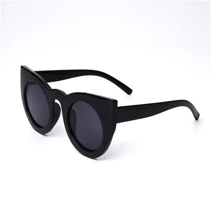 Psacss Vintage Cat Eye Sunglasses Women Gradient Lens Cute Large frame Sun Glasses Luxury Brand Designer oculos de sol feminino