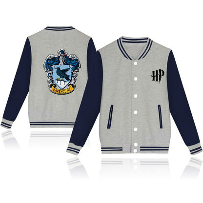 Pikurb New Fashion Magic School Wizards Baseball Hoodie Sweater Hogwartes P-o-t-t-e-r Sweatshirt Ravenclaw Jacket Coat