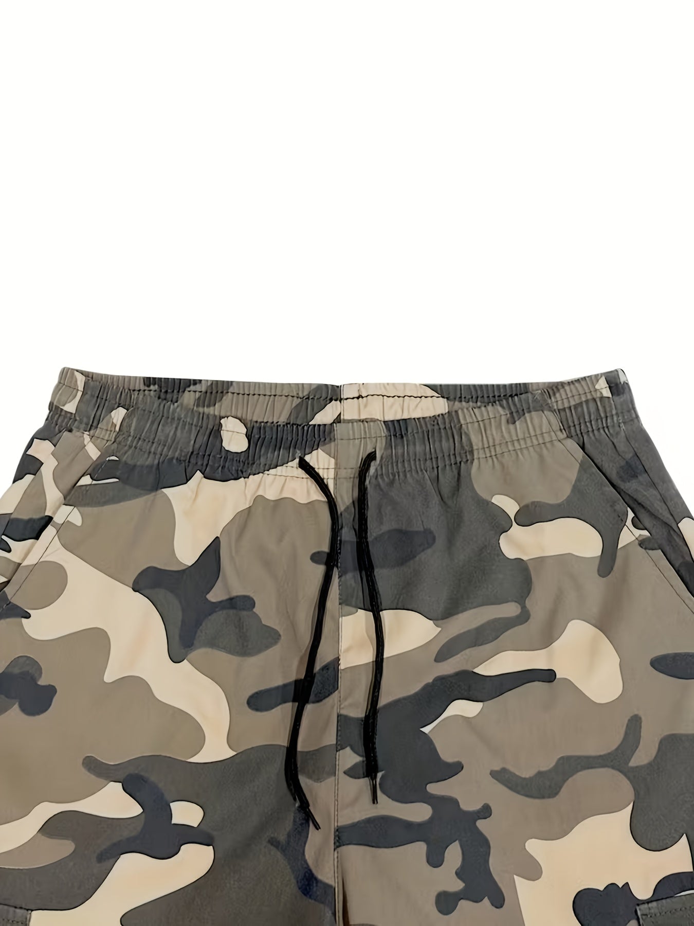 2-Pack 2025 New Men's Camouflage Cargo Pants - Military Style Drawstring Multi-Pocket Long Pants, Spring and Autumn Casual Sports Pants, Stylish Tactical Apparel