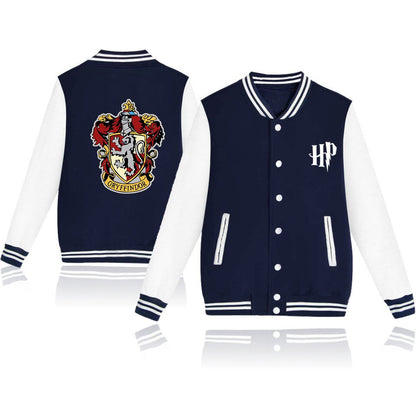 Pikurb New Fashion Magic School Wizards Baseball Hoodie Sweater Hogwartes P-o-t-t-e-r Sweatshirt Ravenclaw Jacket Coat