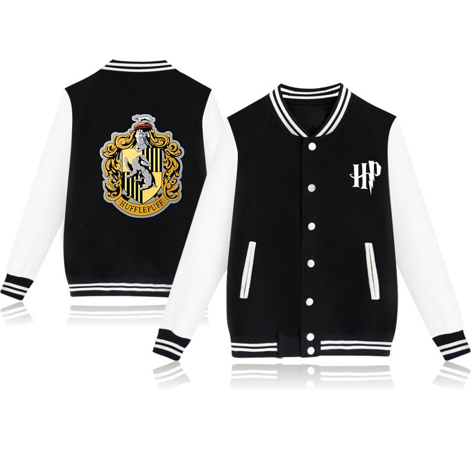 Pikurb New Fashion Magic School Wizards Baseball Hoodie Sweater Hogwartes P-o-t-t-e-r Sweatshirt Ravenclaw Jacket Coat