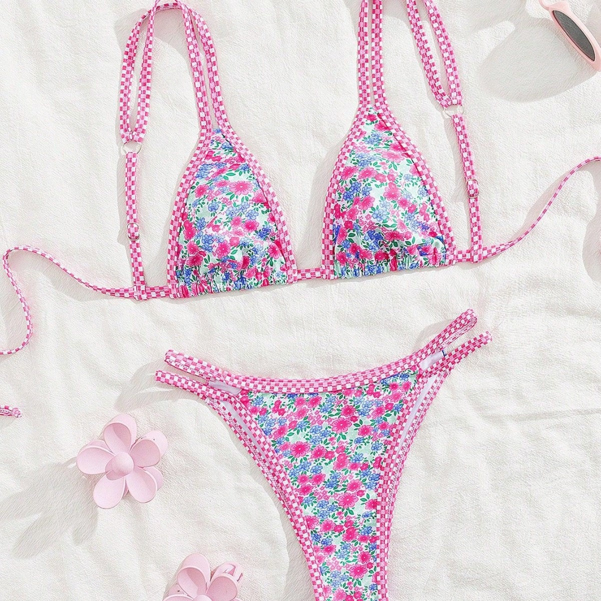 Bikini swimsuit printed bikini