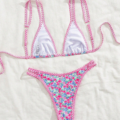 Bikini swimsuit printed bikini
