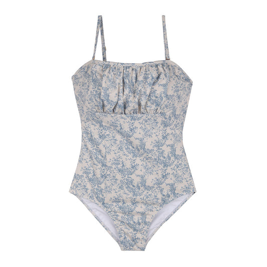 One-piece triangle swimsuit for women