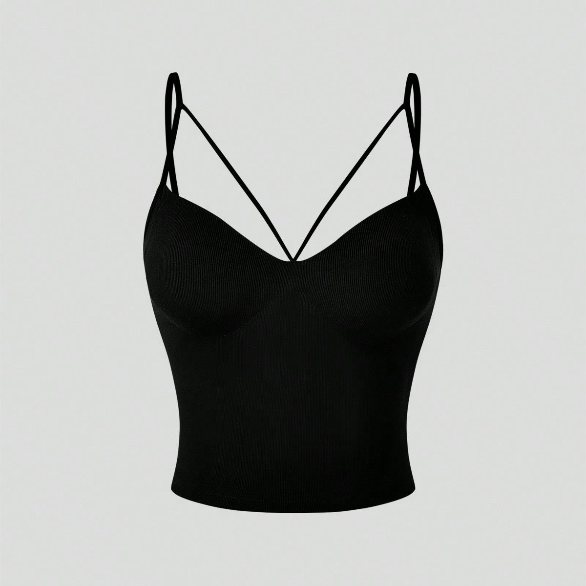 V-neck sleeveless top