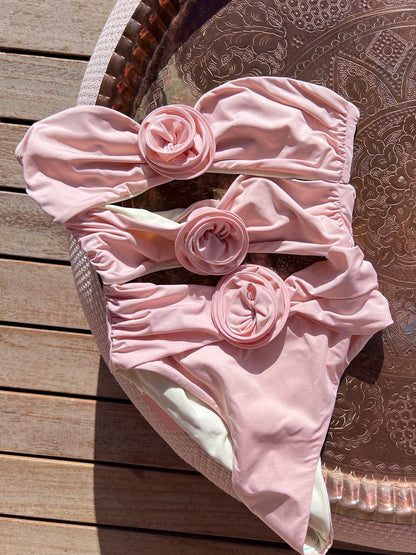 Women's Bikini  Flowers Ladies' Swimwear Wholesale Bikini