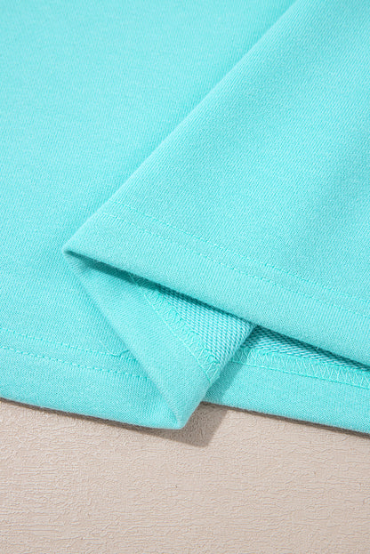 Moonlight Jade Bow Front Bracelet Sleeve Collared Side Pocket Shift Mini Dress