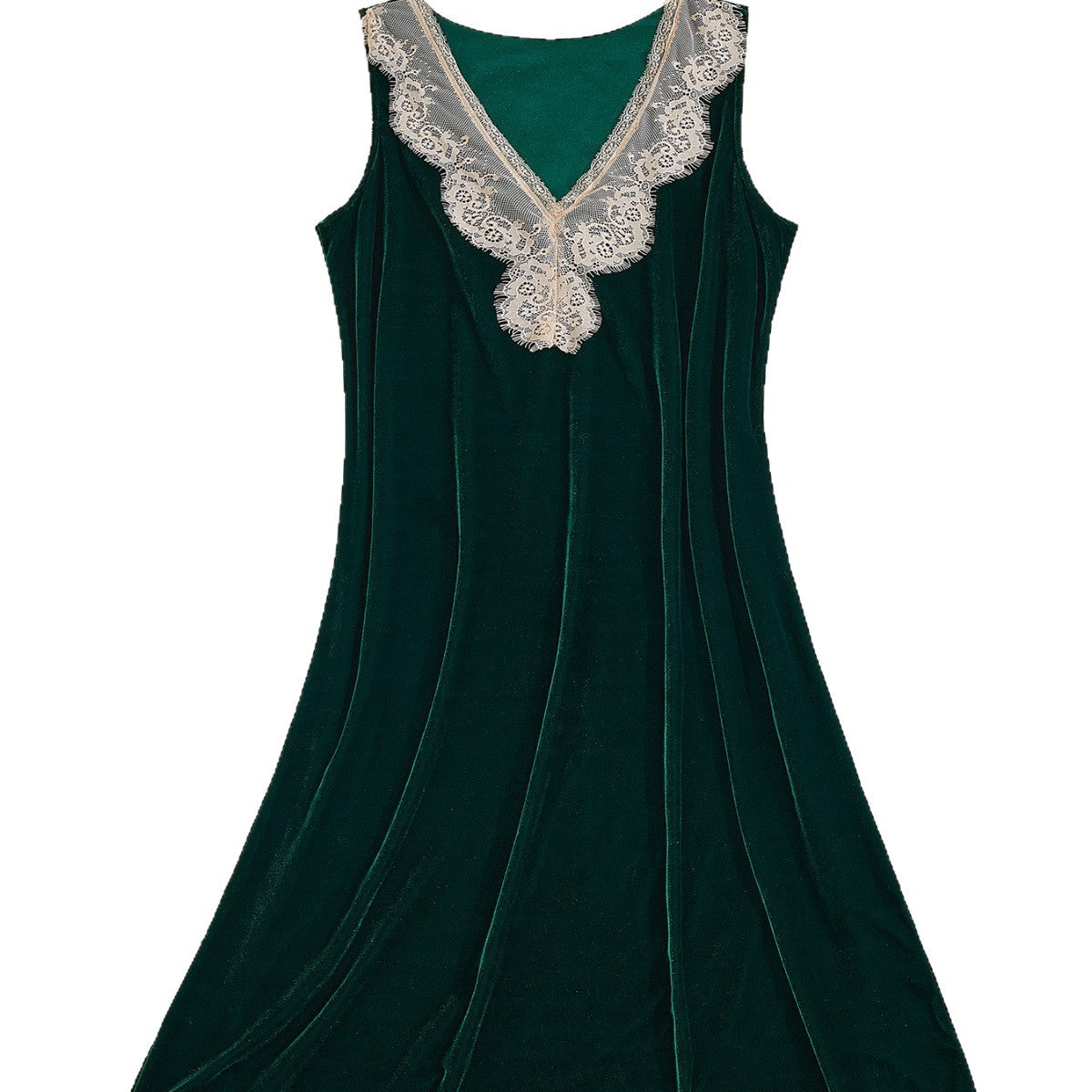 V-neck long dress