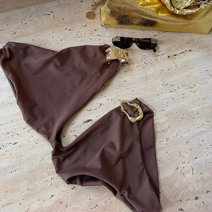 Sexy Bikini New Single Shoulder Swimwear Wholesale Bikini
