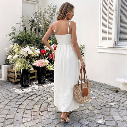V-neck camisole dress