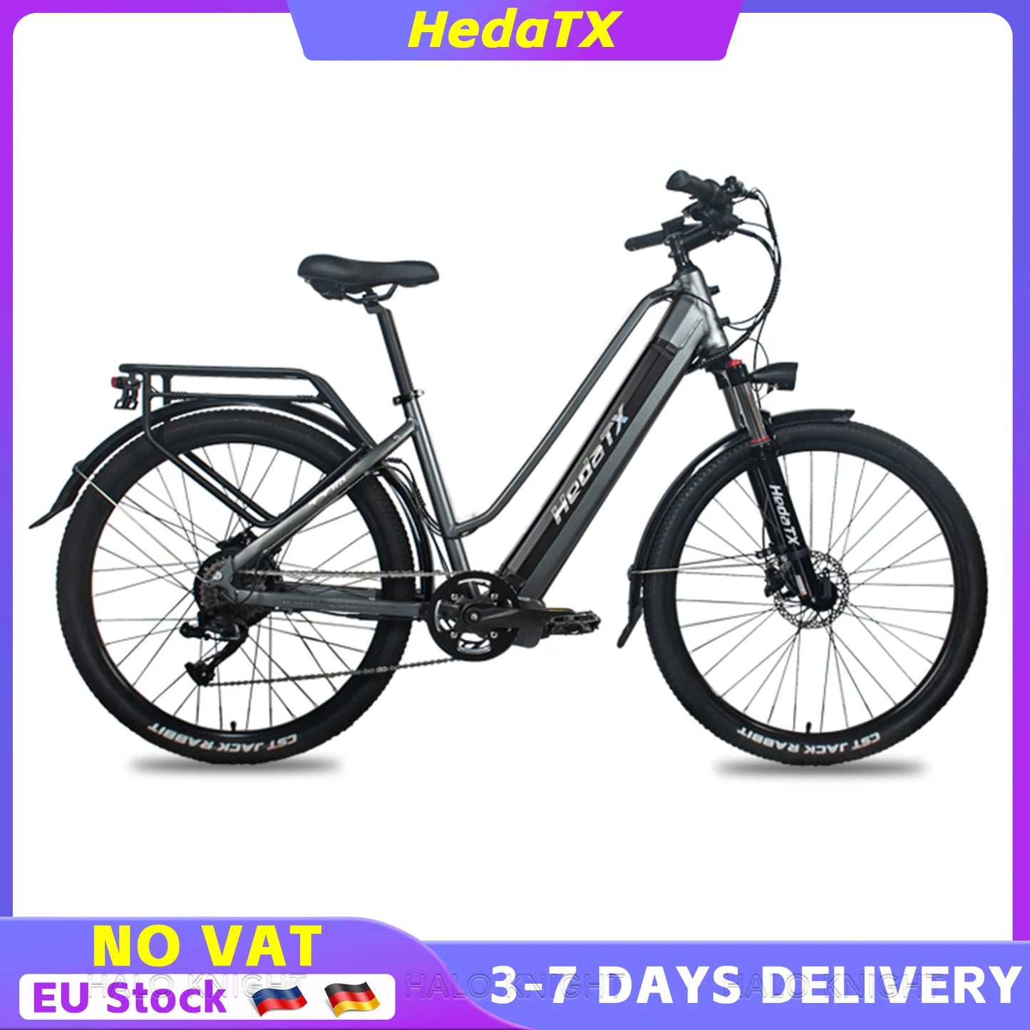 HedaTX TX10 vélos électriques adultes 1000W Ebike 48V 19.2Ah E vélo pas cher 45 KM/H vélo de route électrique 27.5 pouces vélo électrique de ville pour femmes