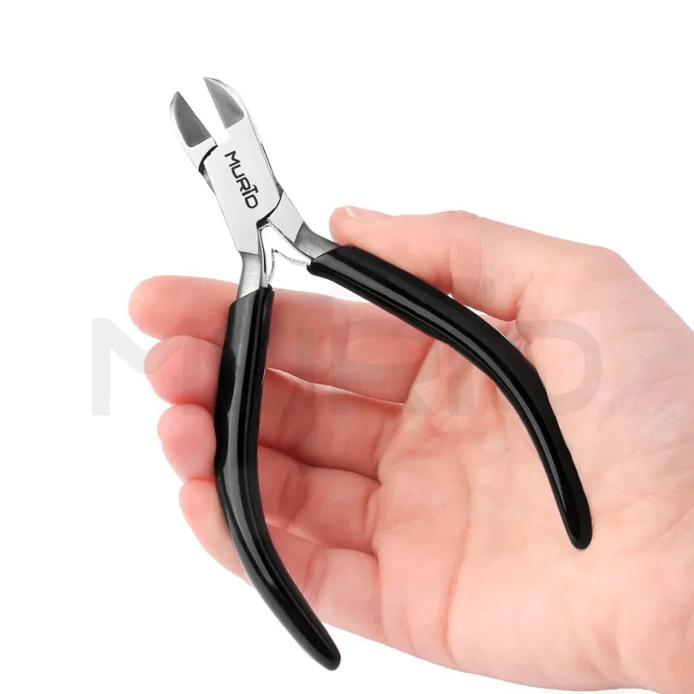 Beautiful Premium Stainless Steel Cutting Nose Pliers Comfort Grip High Quality for Premium Line Jewellery Making Black Color