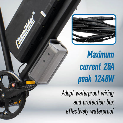 ChamRider DM427 E-bike longue portée léger élégant livraison de banlieue E-MTB pour les adolescents européens vélo électrique