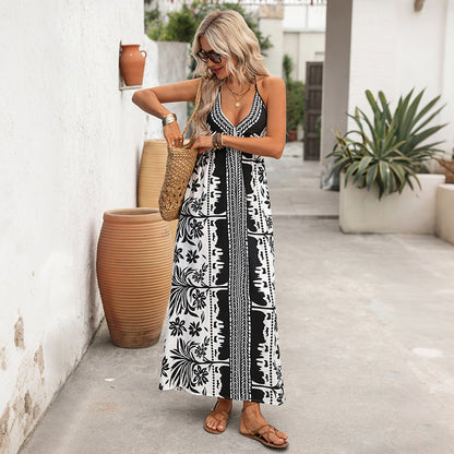 V-neck camisole dress