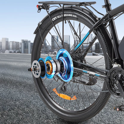 PASEBIKE C29 vélos électriques 250W 21AH 25KM 120KM application de frein à huile 29 "* 2.125 CST avec capteur de couple