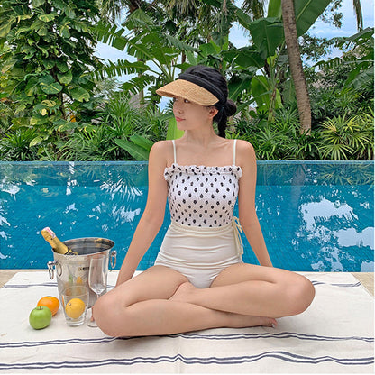Sexy Triangular Double-Strap Halter Swimwear