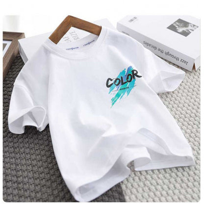 Boy's Short Sleeve T-Shirt Children's Half Sleeve Top