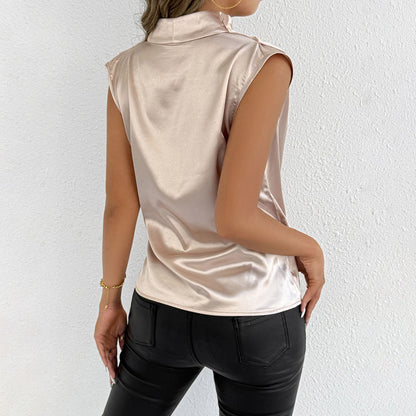 V-neck sleeveless top