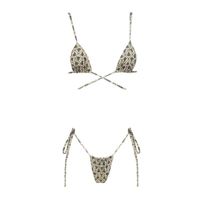Bikini Strap Bikini Export Print Sexy Two-piece Women's Swimsuit