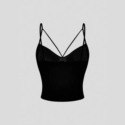 V-neck sleeveless top