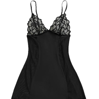 Lace V-neck nightgown