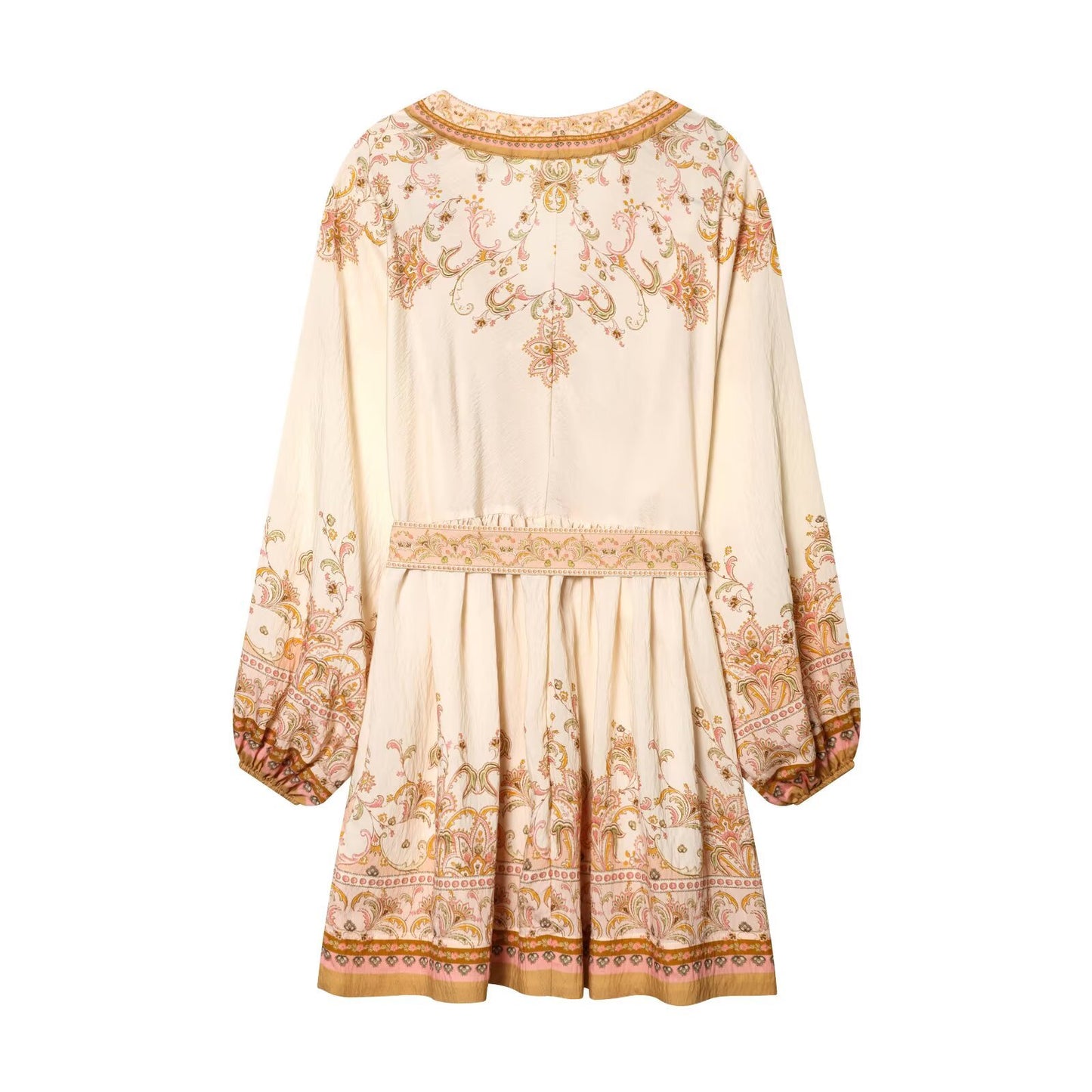 V-neck vacation dress