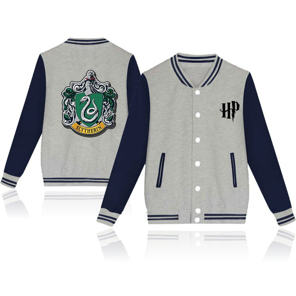 Pikurb New Fashion Magic School Wizards Baseball Hoodie Sweater Hogwartes P-o-t-t-e-r Sweatshirt Ravenclaw Jacket Coat