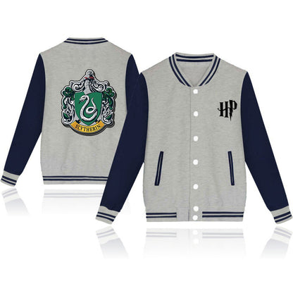 Pikurb New Fashion Magic School Wizards Baseball Hoodie Sweater Hogwartes P-o-t-t-e-r Sweatshirt Ravenclaw Jacket Coat