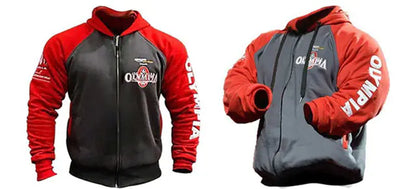Men's Casual Hooded Jacket for Autumn Winter Training