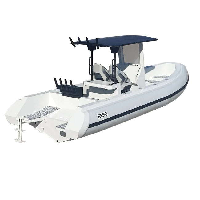 High Speed 700 23ft Aluminum RIB Double Hull Orca/Hypalon/PVC Inflatable Boats Deep Sea Fishing Family Boat