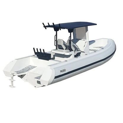 High Speed 700 23ft Aluminum RIB Double Hull Orca/Hypalon/PVC Inflatable Boats Deep Sea Fishing Family Boat