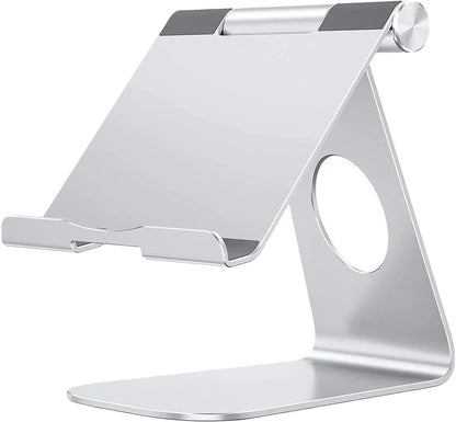 Adjustable Aluminum Tablet Stand Phone Holder Tablet Mount Aluminum Mini Metal Tablet Holder