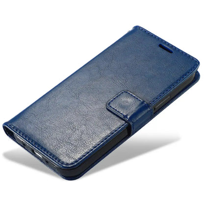 Étui portefeuille classique en cuir pour téléphone Samsung Galaxy A26 A36 5G A56 A16 4G A06 M15 F15 M55 C55 F55 - Accessoires