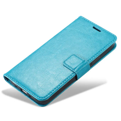 Étui portefeuille classique en cuir pour téléphone Samsung Galaxy A26 A36 5G A56 A16 4G A06 M15 F15 M55 C55 F55 - Accessoires
