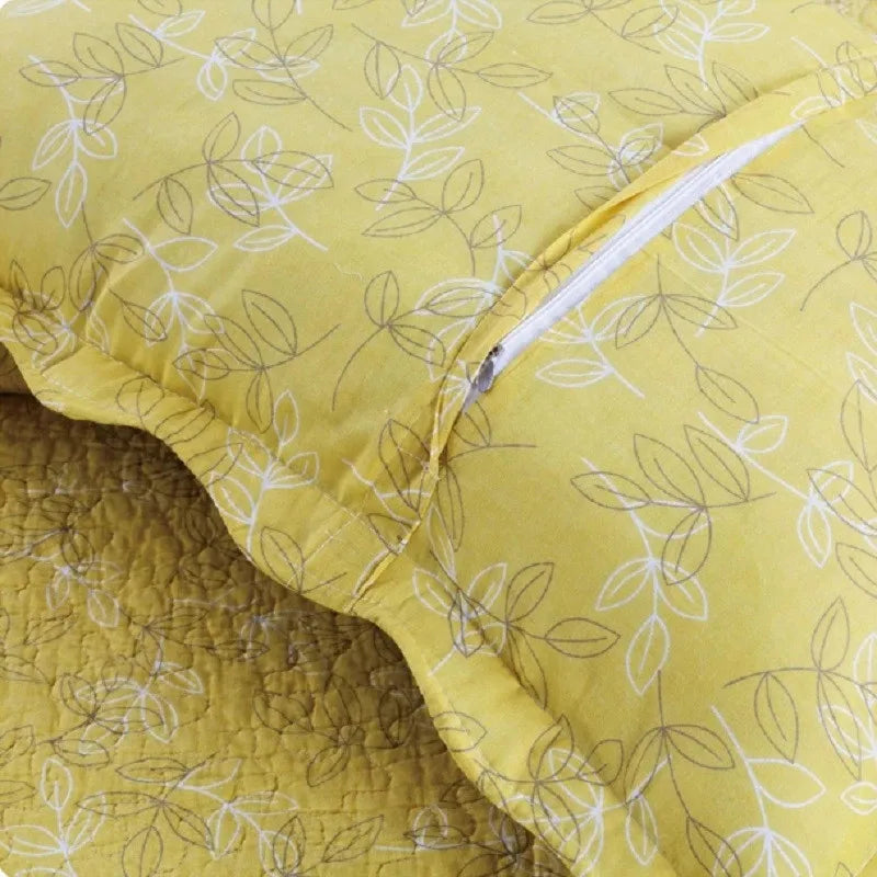 Ensemble de literie en coton, 3 pièces, couvre-lit, couette, Patchwork, style américain