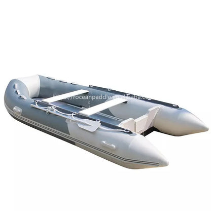 CE Certificate High Quality Aluminum Floor Folding Pvc Material Small Portable Inflatable Speed Boat Dinghy for Sale