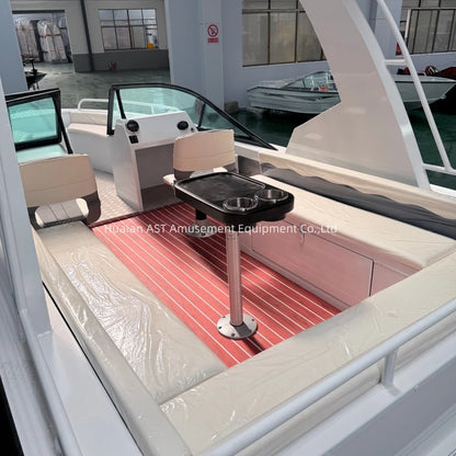 19ft 590cm Aluminum Luxury Sail Used Submarine Yacht Power Jon Boat Electric Catamaran Luxury Yacht Prices Boat Cabin Cruise
