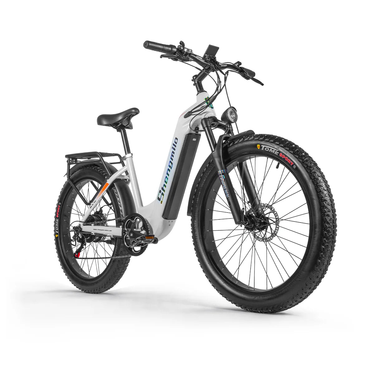 Electric Bicycle Dual-Shock Off-Road E-Assist City Bike Motor 1000W Jinmite LCD Large Gauge Speed 42km Range 45km Aluminum Alloy