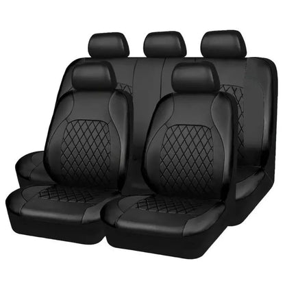 Universal PU Leather Car Seat Cover Auto Seat Cushion Cover Leather Automotive Interior Luxury Car Seat Covers