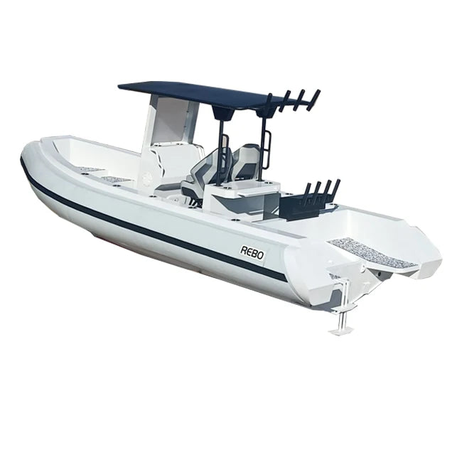 High Speed 700 23ft Aluminum RIB Double Hull Orca/Hypalon/PVC Inflatable Boats Deep Sea Fishing Family Boat