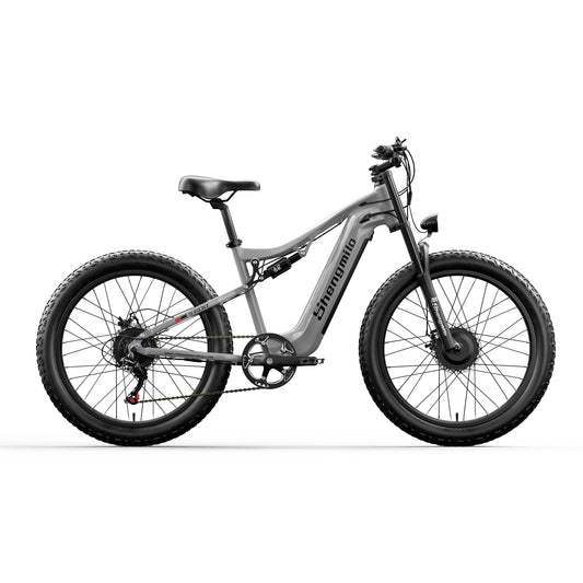 EU USA UK Warehouse 26 Inch Dual Motor Electric Bicycle 48V 17.5Ah Battery Shengmilo S600 Electric Bike 2000W