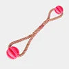 Factory Wholesale High Quality Bite Ball Dog Food Dispenser Toy Ball Dog Teeth Cleaning Toy For Pet Shop