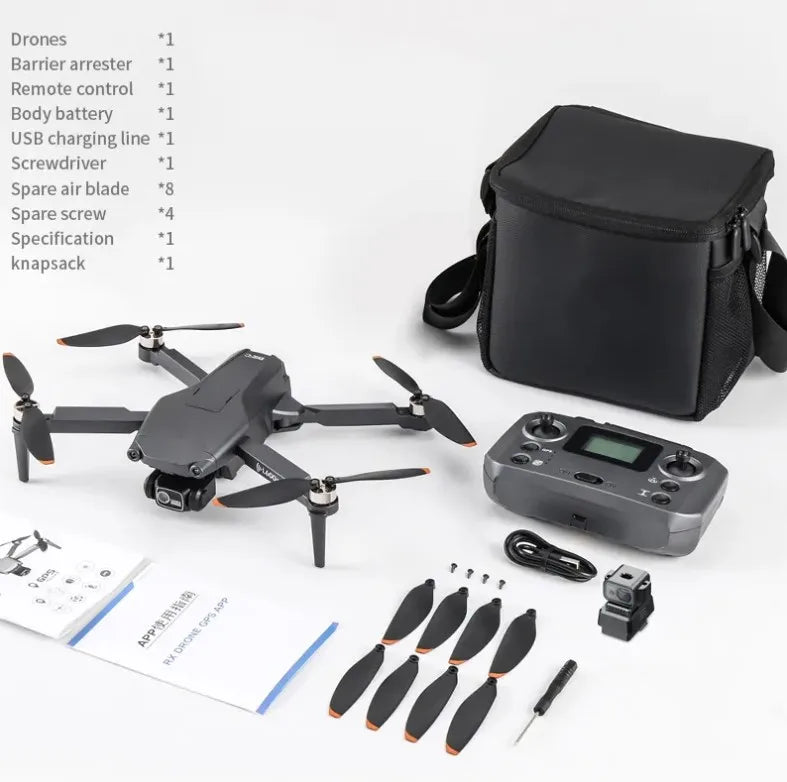 2025 Factory Direct Mini L600 Pro 4K RC Drone with LED Lights 5G Avoiding Obstacles Plastic Material