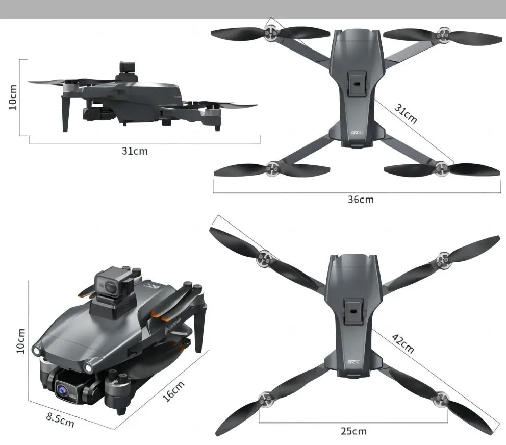 2025 Factory Direct Mini L600 Pro 4K RC Drone with LED Lights 5G Avoiding Obstacles Plastic Material