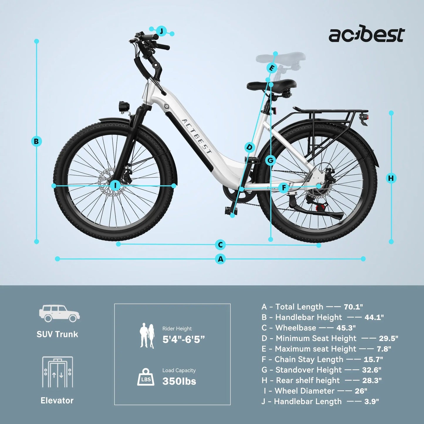 ACTBEST Core ST 2.0 Wholesale 48v Electric City Bike With Pedal for Adults Women